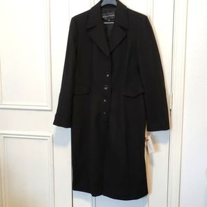 New, Unworn Preston & York Women's Black Peacoat